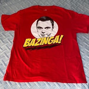 The Big Bang Theory BAZINGA! Tshirt Size M